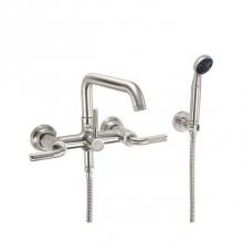 California Faucets 0906-30K.20-RBZ - Contemporary Wall Mount Tub Filler