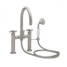 California Faucets 1308-33.20-RBZ - Traditional Deck Mount Tub Filler