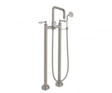 California Faucets 1403-CLEV.20-PC - Traditional Floor Mount Tub Filler