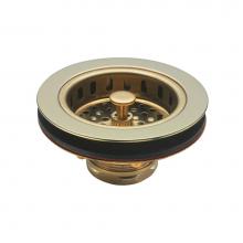 California Faucets 9651-RBZ - Heavy Duty Post Type Basket Strainer