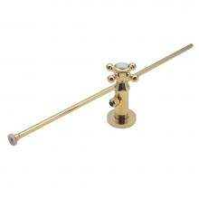 California Faucets 9851-48x-PC - Deluxe Angle Stop Kit for Toilets