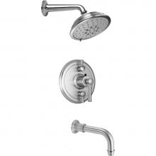 California Faucets KT05-48.18-PC - Miramar StyleTherm® 1/2'' Thermostatic Shower System with Showerhead and Tub Spout