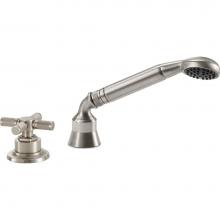 California Faucets 30XK.15S.20-PC - Complete Handshower & Diverter for Roman Tub