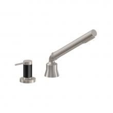 California Faucets TO-52F.62.18-PC - Handshower & Diverter Trim Only for Roman Tub - Carbon Fiber Insert