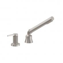 California Faucets TO-53K.62-20-PC - Handshower & Diverter Trim Only for Roman Tub - Knurled Insert