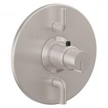 California Faucets TO-TH2L-39-BLK - StyleTherm® Trim Only with Dual Volume Control