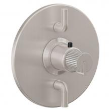 California Faucets TO-TH2L-39P-WHT - StyleTherm® Trim Only with Dual Volume Control