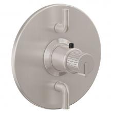 California Faucets TO-TH2L-39R-WHT - StyleTherm® Trim Only with Dual Volume Control