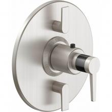 California Faucets TO-TH2L-53F-PC - StyleTherm® Trim Only with Dual Volume Control