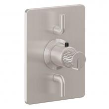 California Faucets TO-THC2L-39RI-PC - StyleTherm® Trim Only with Dual Volume Control