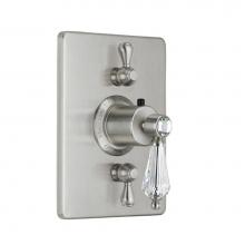 California Faucets TO-THC2L-69-PC - StyleTherm Trim Only With Dual Volume Control