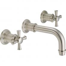 California Faucets TO-V4802X-7-PC - Two Handle Lavatory Wall Faucet Trim Only