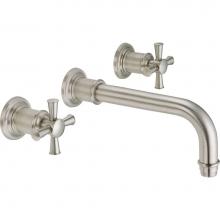 California Faucets TO-V4802X-9-PC - Two Handle Lavatory Wall Faucet Trim Only