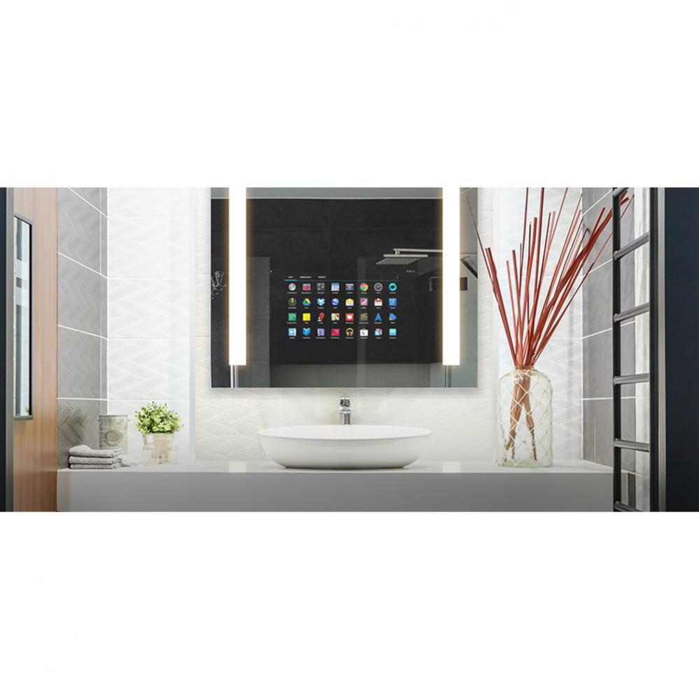 Fusion 48w x 36h Lighted Mirror TV with 21'' TV