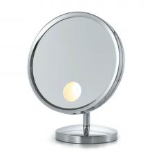 Electric Mirror EM10-CH - Blush Counter Top Lighted Makeup Mirror in Polished Chrome