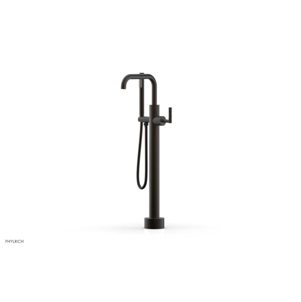 Floor Mounted Tub Filler Lever Hdl W/Handshwr-Short