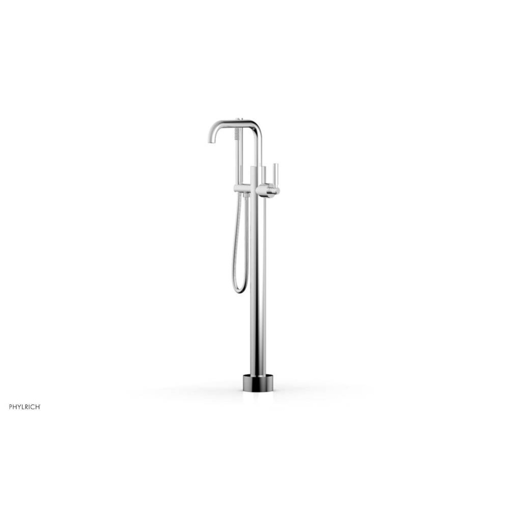 Floor Mounted Tub Filler Lever Tubular W/Handshwr-Tall