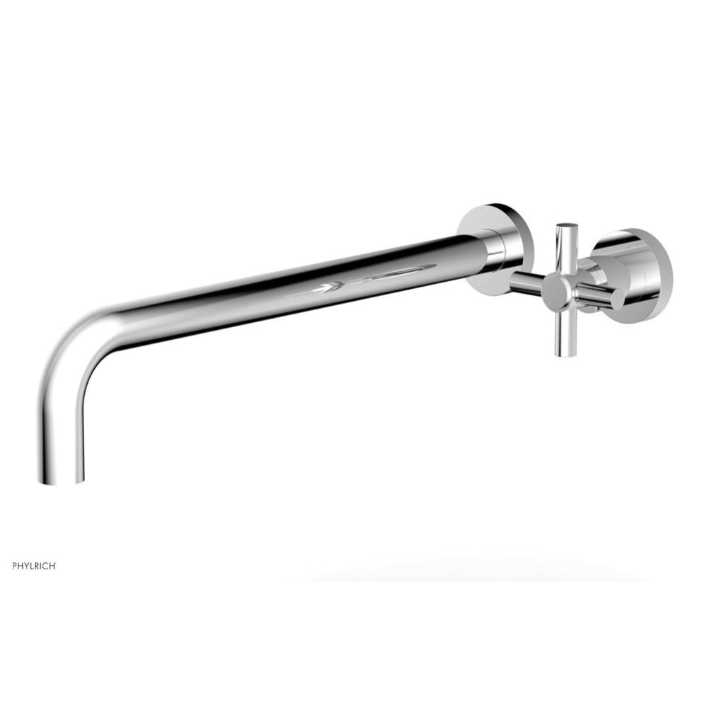 14'' Single Handle Lav Set Tubular Cross