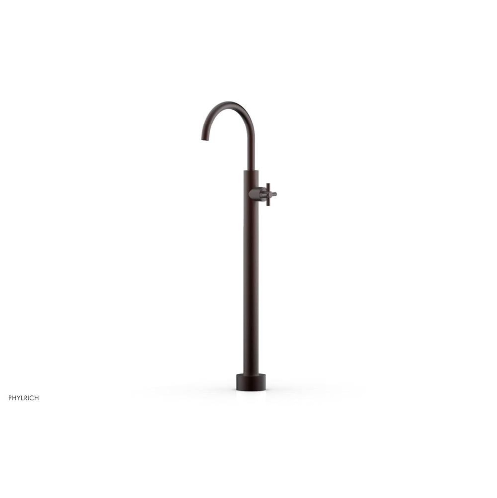 Floor Mounted Tub Filler Cross Tubular-Tall