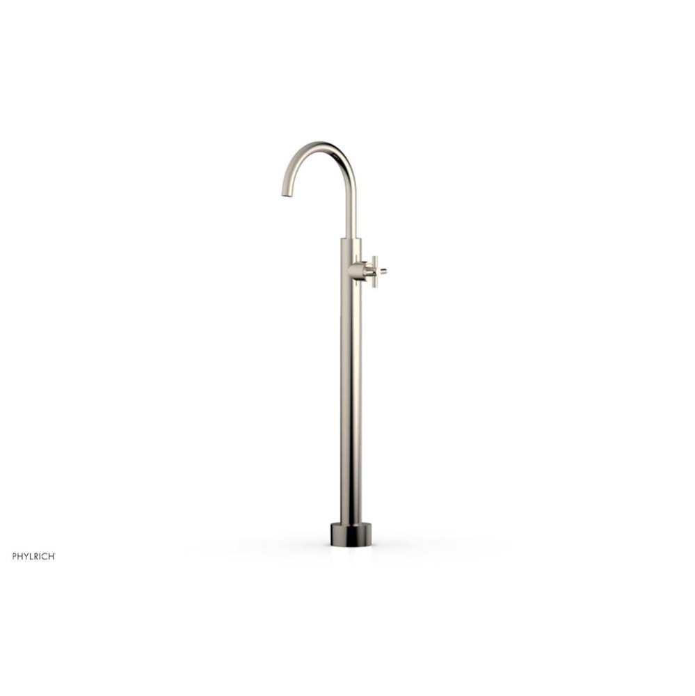 Floor Mounted Tub Filler Cross Tubular-Tall