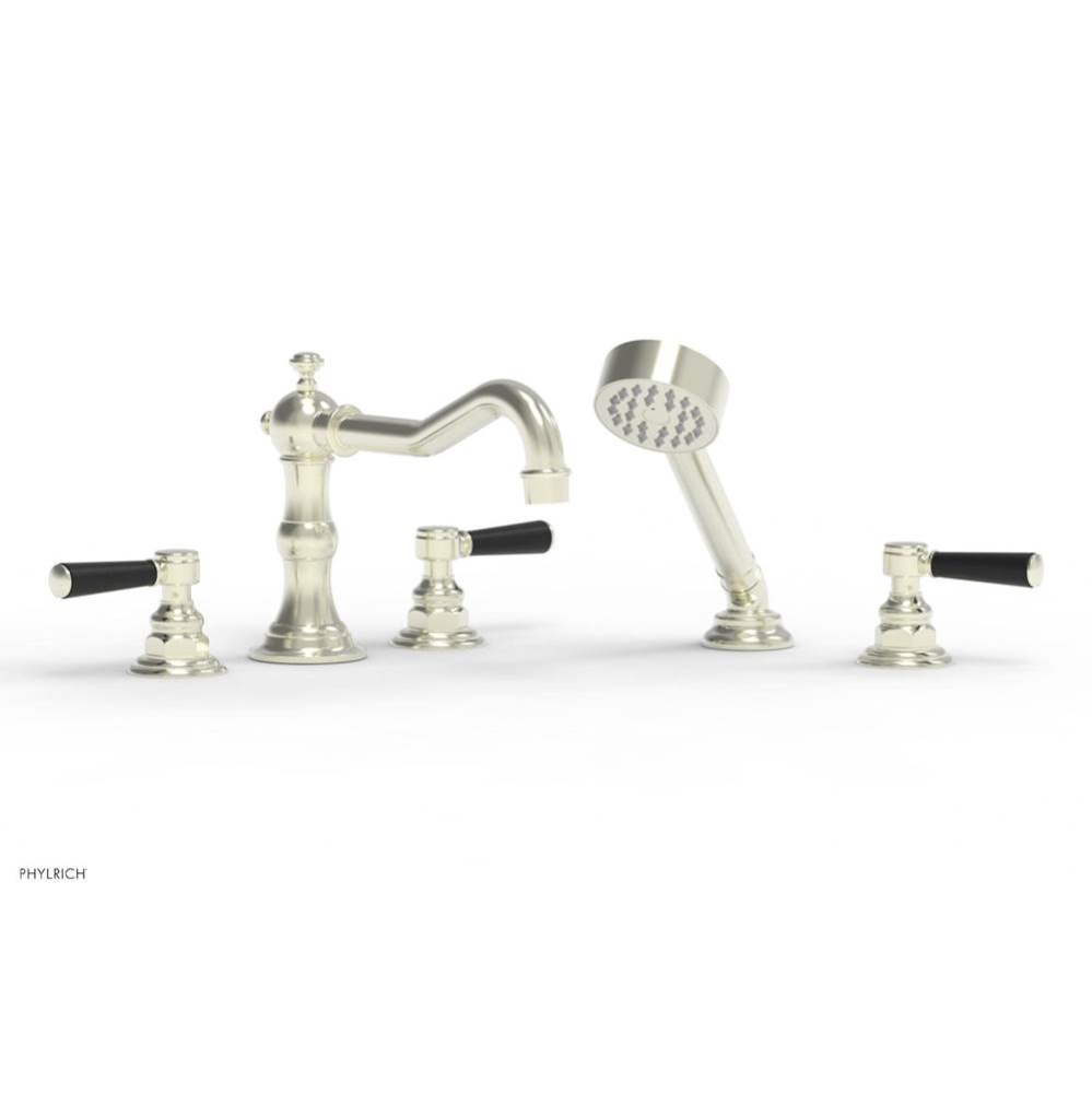 Deck Tub Set Trim, W/ Hnd Shwr, Lever Hdls Henri