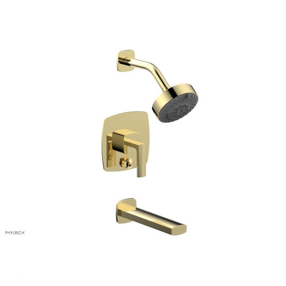 Pb Tub & Shwr Kit Radi, Lever Handle