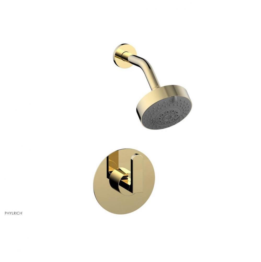 Pb Shwr Kit Rond, Lever Handle