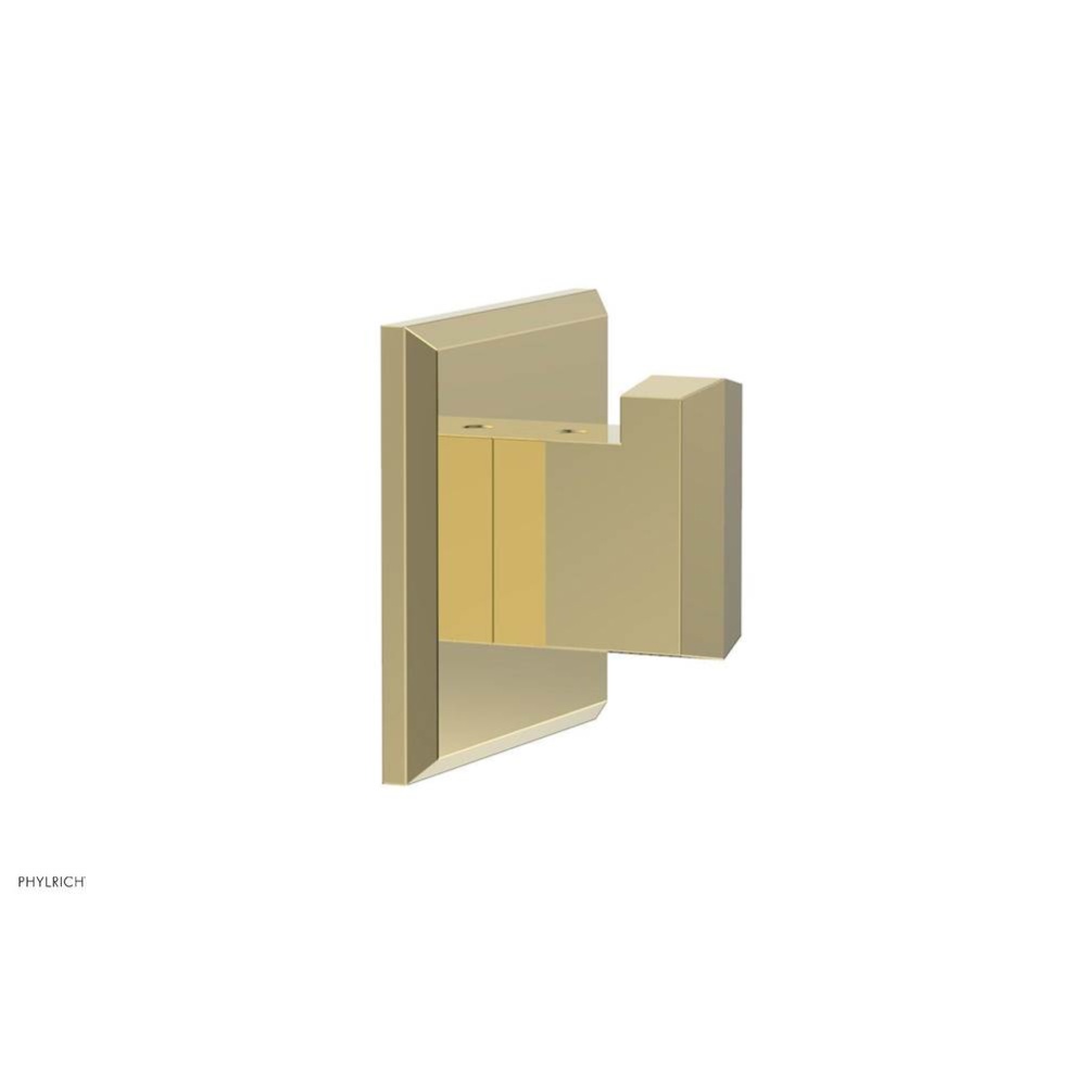 Polished Brass Diama Single-Post Robe Hook