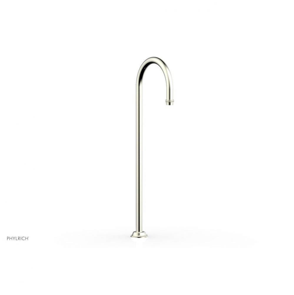 BEADED Floor Mount Spout 207-44