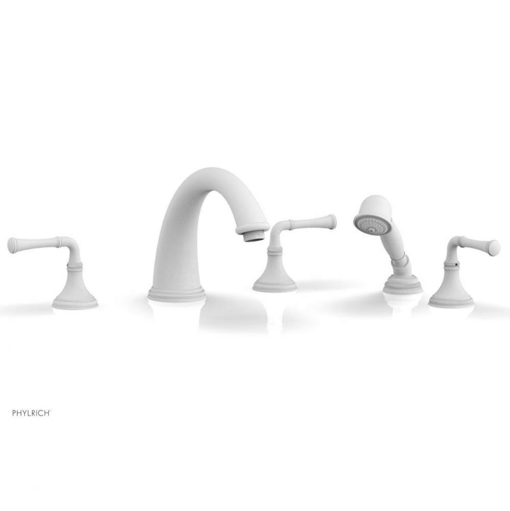 COINED Deck Tub Set with Hand Shower - Lever Handles 208-48