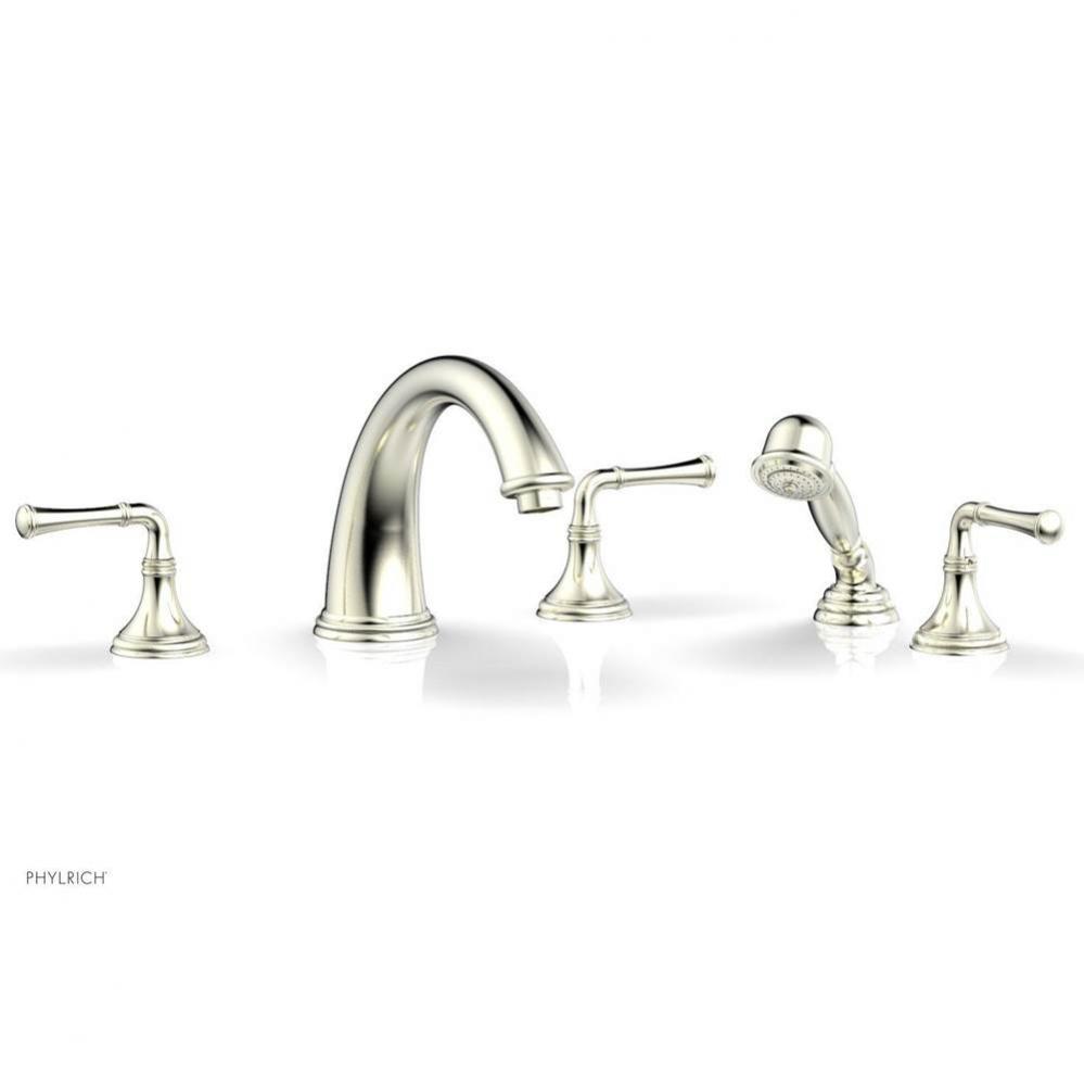 COINED Deck Tub Set with Hand Shower - Lever Handles 208-48