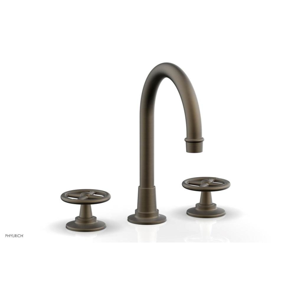Ws Faucet Works, Arched Spt, Cross Handles