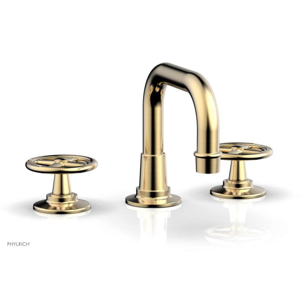 Ws Faucet Works, Low Spt, Cross Handles