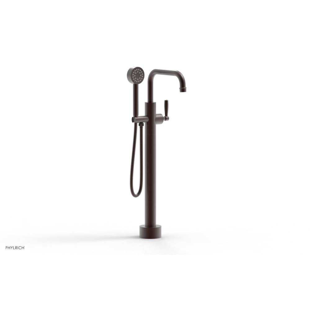 Floor Mounted Tub Filler Lever Hdl W/Handshwr-Short
