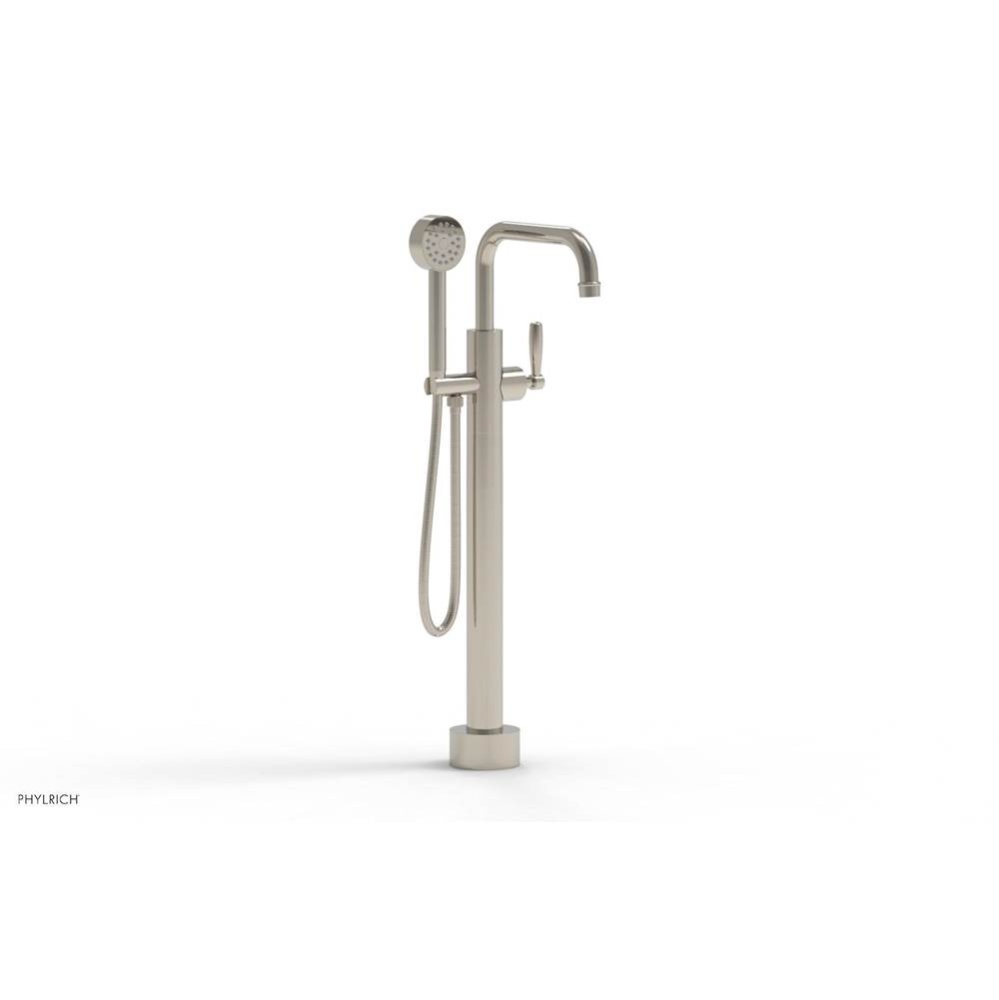 Floor Mounted Tub Filler Lever Hdl W/Handshwr-Short