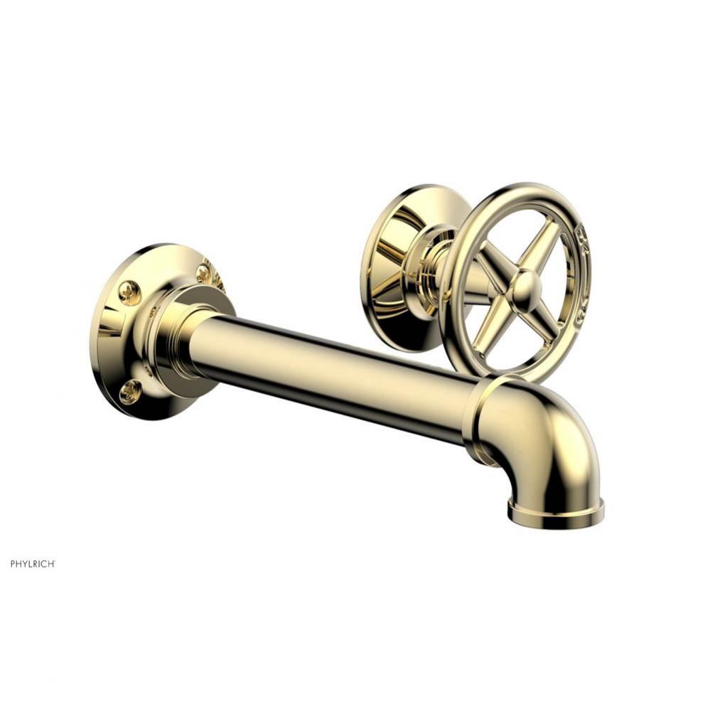 Wall Lav Single Works Industrial, Cross  Handle