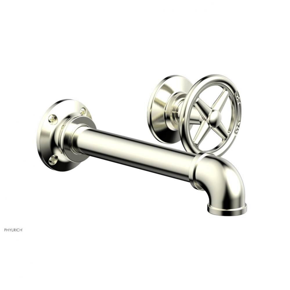 Wall Lav Single Works Industrial, Cross  Handle