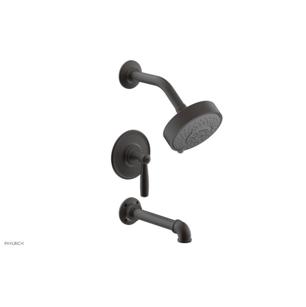 Pressure Balance Tub & Shower Kit, Lever Handle