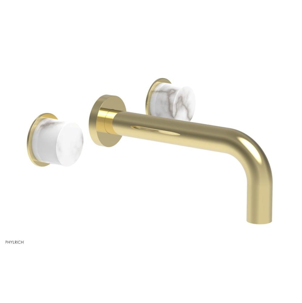 Wall Lav Set Wht Marble Basic Ii