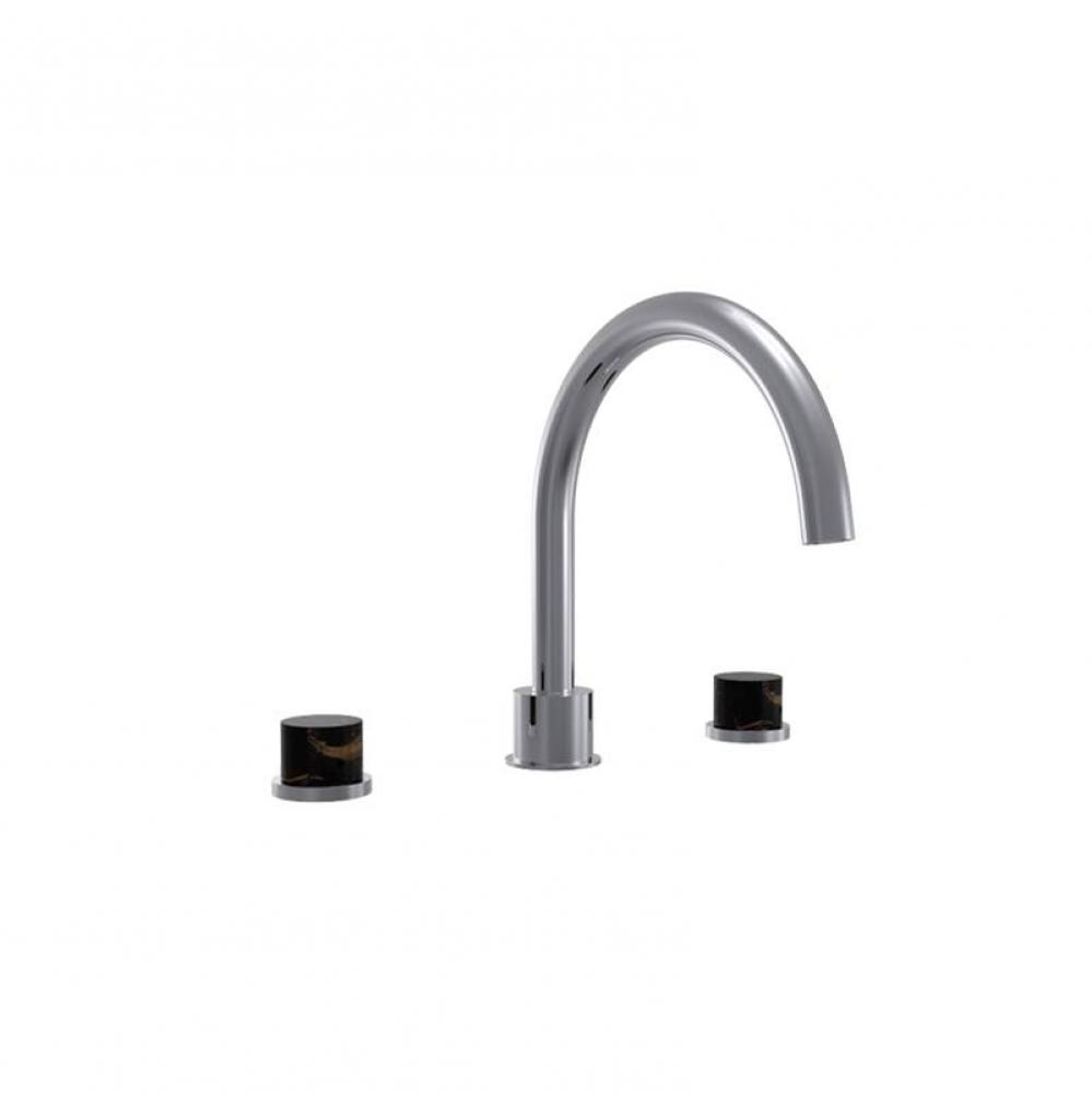 Deck Tub Set Mrbl Hdl