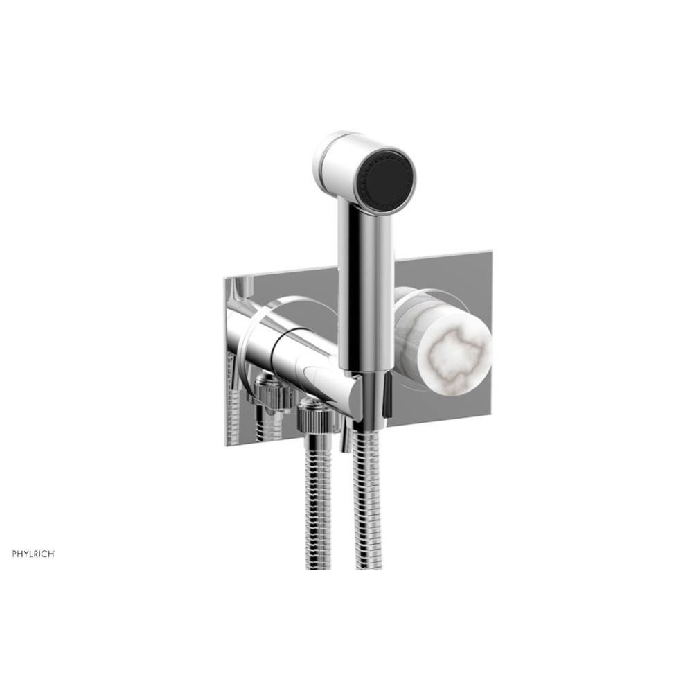 Wall Mt Bidet Marble Handle