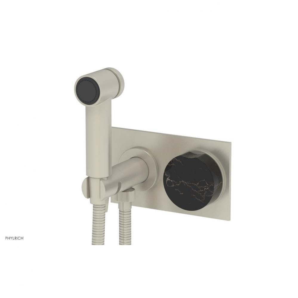 Wall Monted Bidet, Black Marble Handle