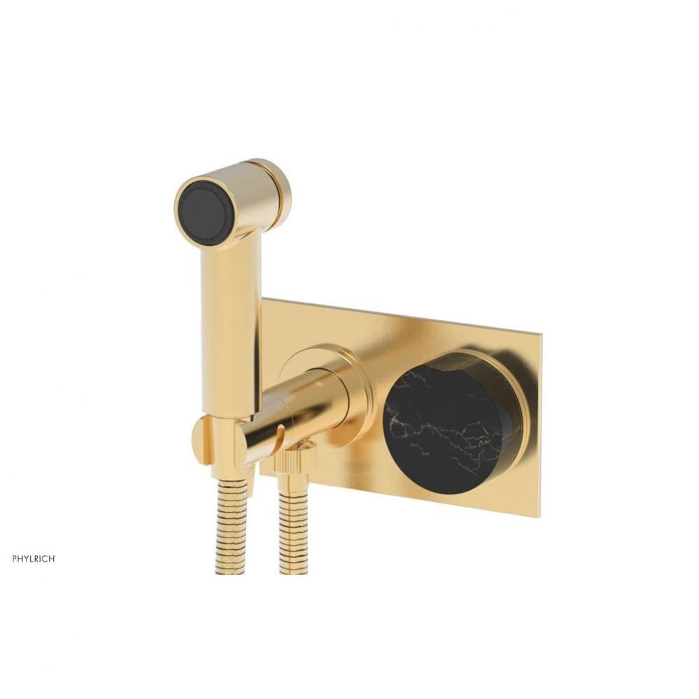 Wall Monted Bidet, Black Marble Handle