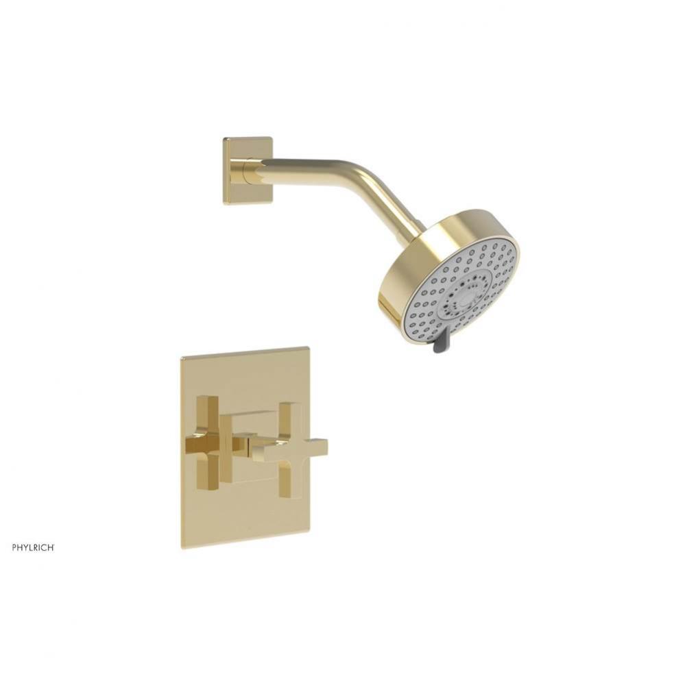 CROI - Pressure Balance Shower Set - Cross Handle
