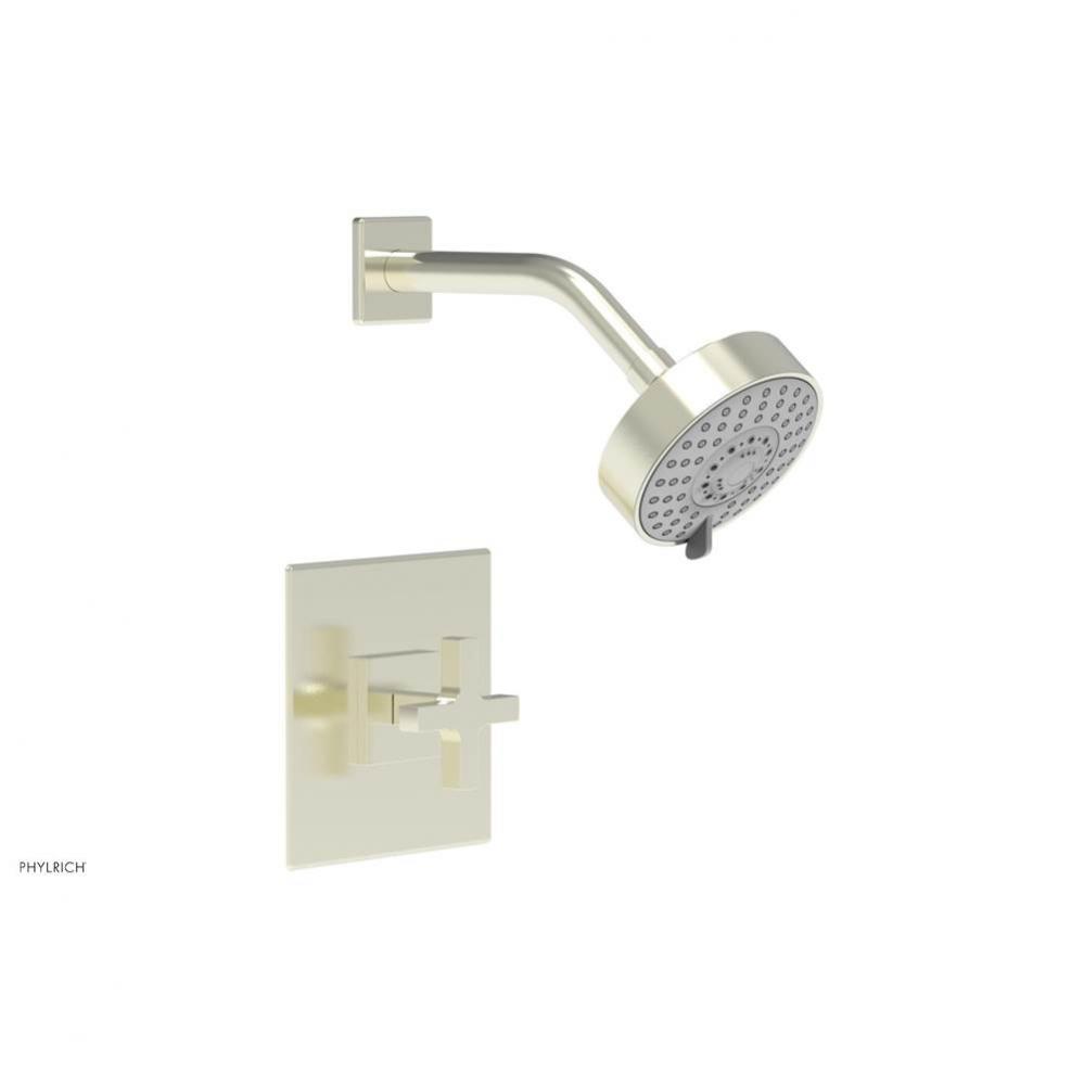 CROI - Pressure Balance Shower Set - Cross Handle