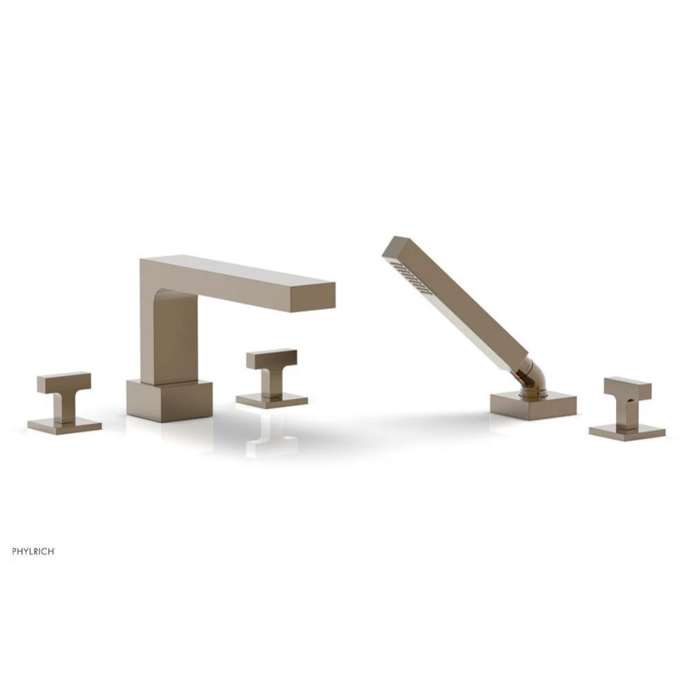 CROI - Deck Tub Set with Hand Shower - Lever Handles