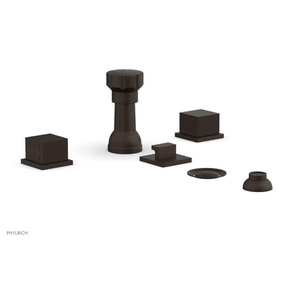 4 Hole Bidet Set, Cube