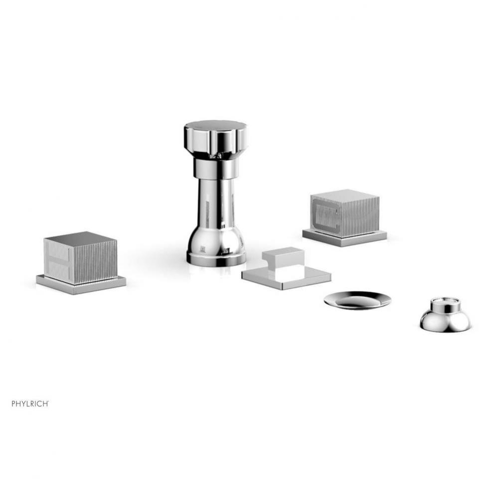 4 Hole Bidet Set, Cube