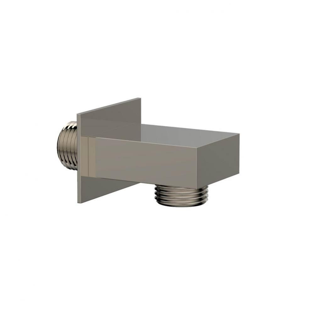 Polished Nickel Square Handshower Outlet Elbow