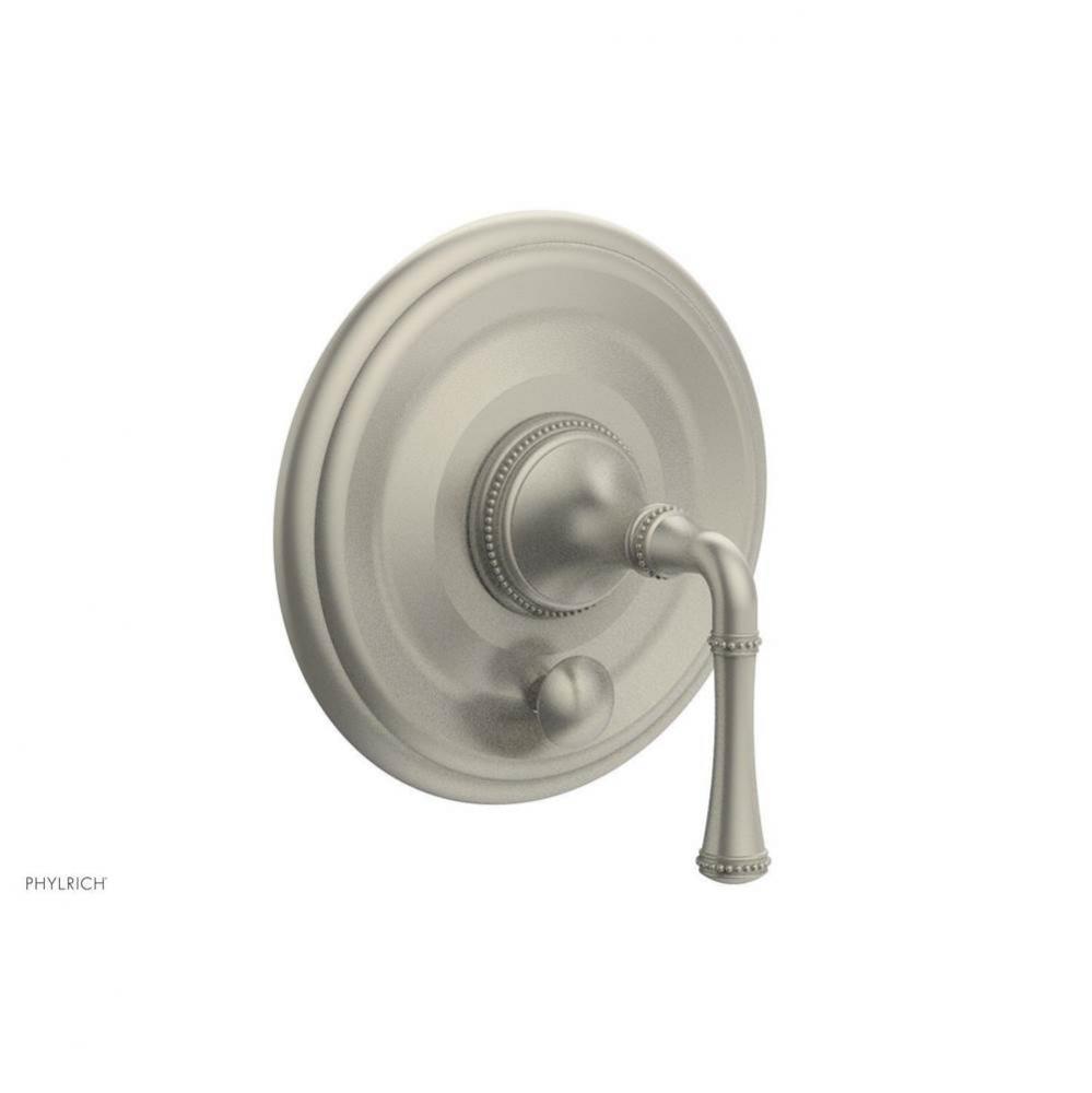 BEADED Pressure Balance Shower Plate with Diverter and Handle Trim Set 4-129